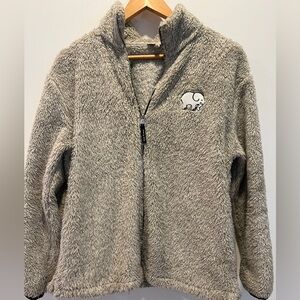 Ivory Ella Fuzzy Gray Women’s Pullover Jacket